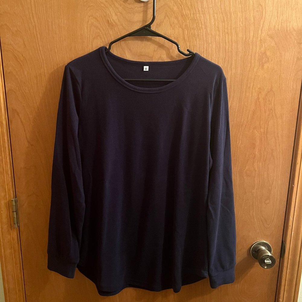 Womens Navy Blue Sweatshirt